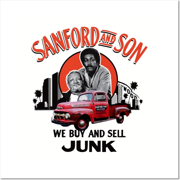 Sanford and Son Father and Son Duo Wall Art by Alema Art